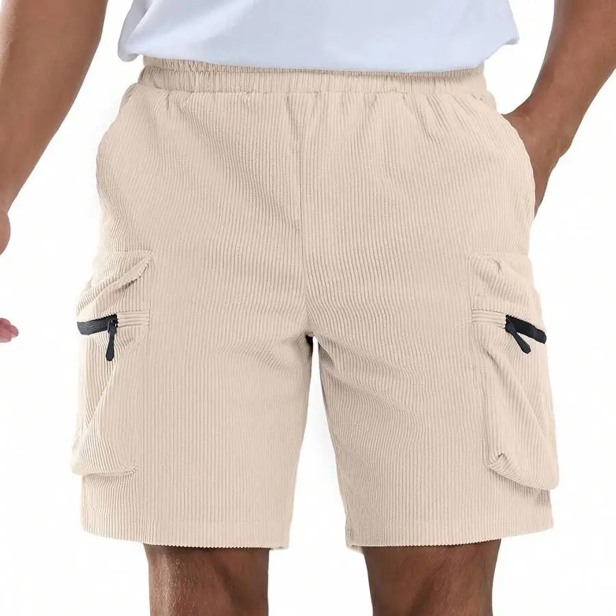 Mens Corduroy Casual Shorts With Zipper Pockets Loose Fit 9 Inch
Mens Corduroy Casual Shorts With Zipper Pockets Loose Fit 9 Inch