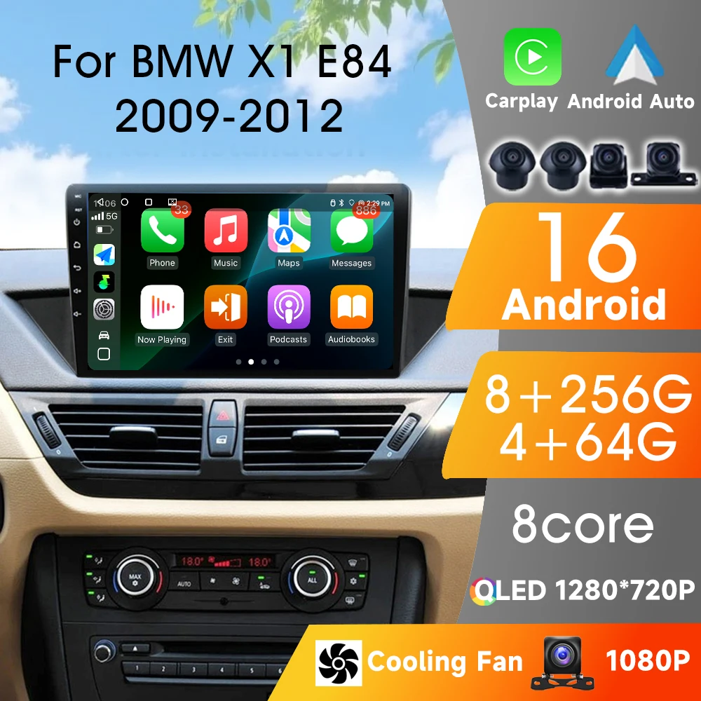 Car Radio Carplay Android Auto Wireless For BMW X1 E84 2009 - 2012 Autoradio Carplay Autoradio Wireless 8Core WIFI Multimedia
Car Radio Carplay Android Auto Wireless For BMW X1 E84 2009 - 2012 Autoradio Carplay Autoradio Wireless 8Core WIFI Multimedia
