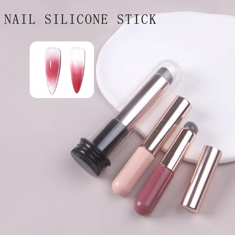 Tszs 1pcs/Lot Nail Art Silicone Brush With Lid Reusable Mirror Aurora Powder Easy-Daub Pigment Nail art Silicone Stick
Tszs 1pcs/Lot Nail Art Silicone Brush With Lid Reusable Mirror Aurora Powder Easy-Daub Pigment Nail art Silicone Stick