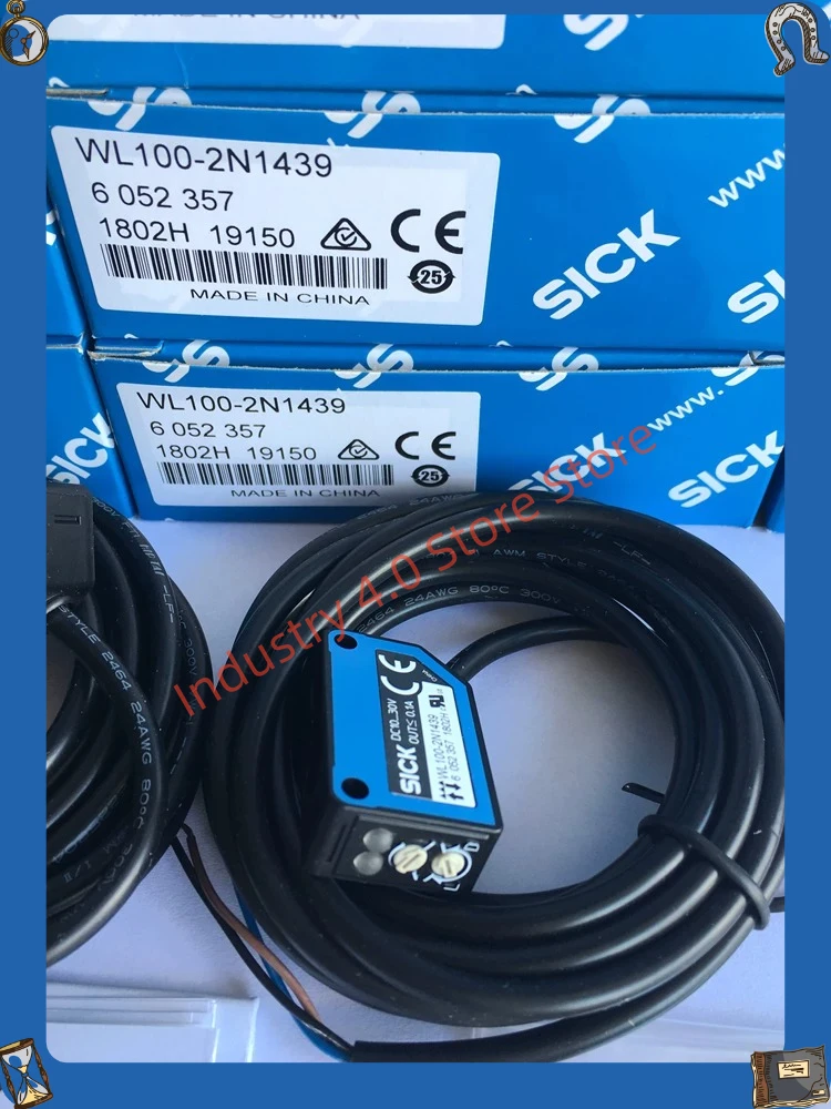 Mirror reflection photoelectric switch WL100-2N1439 Item number 6052357 100% NEW
Mirror reflection photoelectric switch WL100-2N1439 Item number 6052357 100% NEW