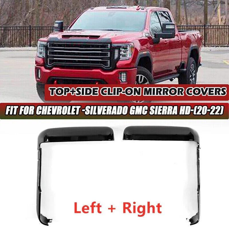 Черная верхняя + Боковая накладка на зеркало для 2020-2023 Chevy Silverado Gmc Sierra Hd
Черная верхняя + Боковая накладка на зеркало для 2020-2023 Chevy Silverado Gmc Sierra Hd