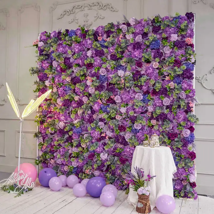 Uflower Flower Wall Artificial Flower 3d Royal Series Purple Rose Green Leaves Mixed Flora Arrangement Wedding Backdrop Decor
Uflower Flower Wall Artificial Flower 3d Royal Series Purple Rose Green Leaves Mixed Flora Arrangement Wedding Backdrop Decor