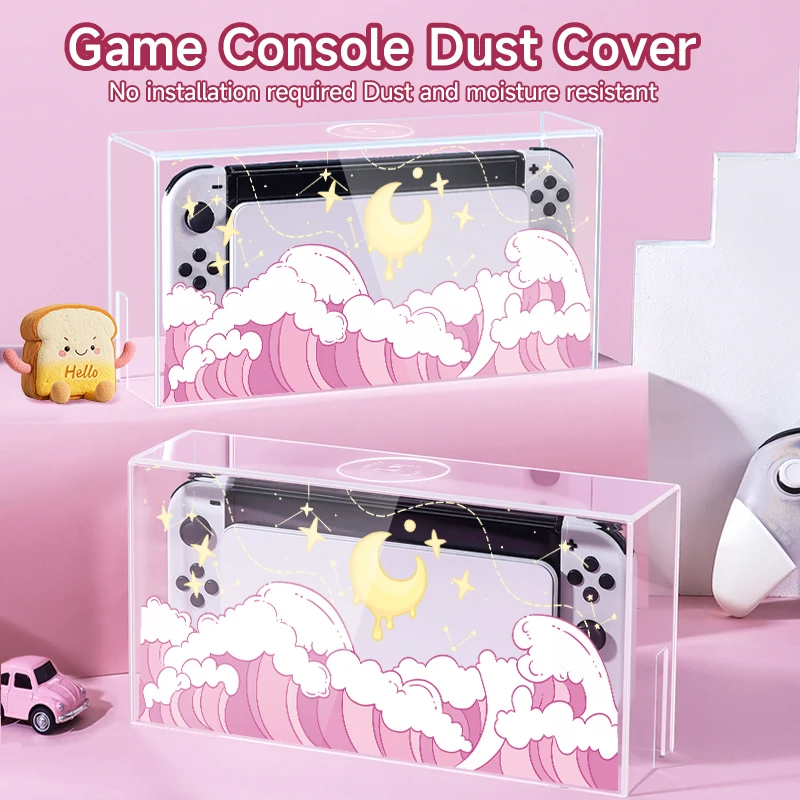 A transparent acrylic dust cover display case suitable for Switch ns/oled game consoles, providing drop and scratch protection.
A transparent acrylic dust cover display case suitable for Switch ns/oled game consoles, providing drop and scratch protection.