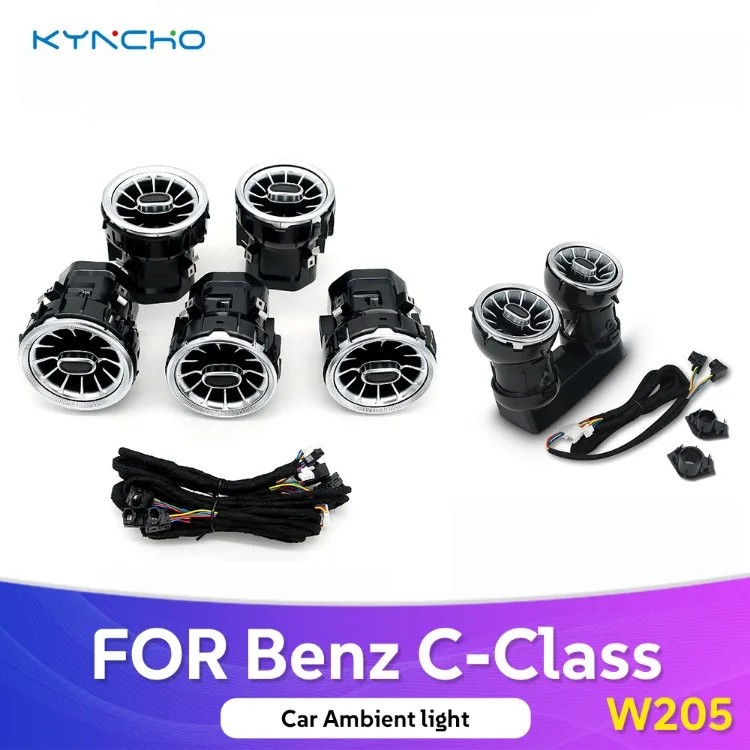For Benz W205 W253 W177 W176 C205 W117 W118 W167 C200 C205 C300 A205 S205 GLC GLA GLB RGB Turbine Air Vent Car Ambient Light
For Benz W205 W253 W177 W176 C205 W117 W118 W167 C200 C205 C300 A205 S205 GLC GLA GLB RGB Turbine Air Vent Car Ambient Light