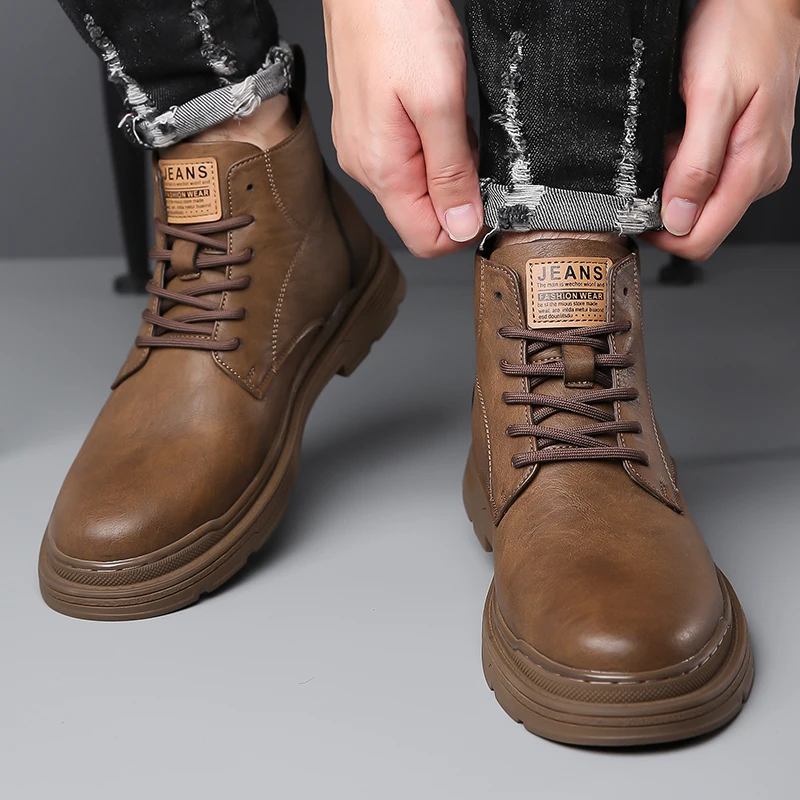 Повседневные мужские ботинки, дизайнерские классические стильные офисные деловые ботинки, хит продаж, уличные осенне-зимние ботинки, черный, коричневый костюм, НОВЫЙ
Повседневные мужские ботинки, дизайнерские классические стильные офисные деловые ботинки, хит продаж, уличные осенне-зимние ботинки, черный, коричневый костюм, НОВЫЙ