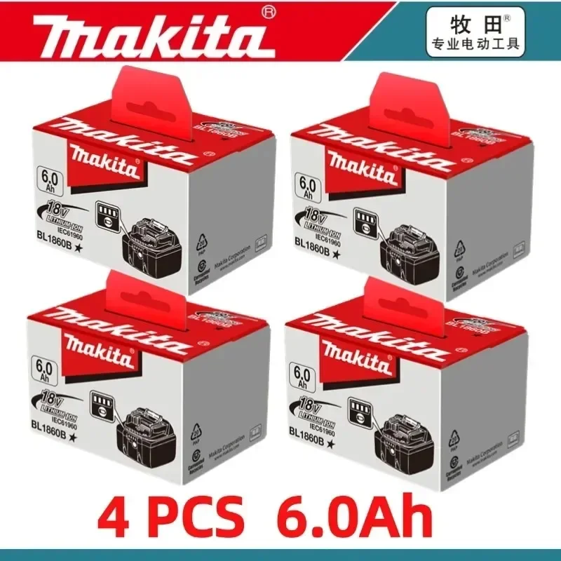 100% Genuine 18V Makita 6Ah/5Ah/3Ah for Makita Battery BL1840 BL1830B BL1850B BL1850 BL1860 BL1815 Replacement Lithium Battery
100% Genuine 18V Makita 6Ah/5Ah/3Ah for Makita Battery BL1840 BL1830B BL1850B BL1850 BL1860 BL1815 Replacement Lithium Battery