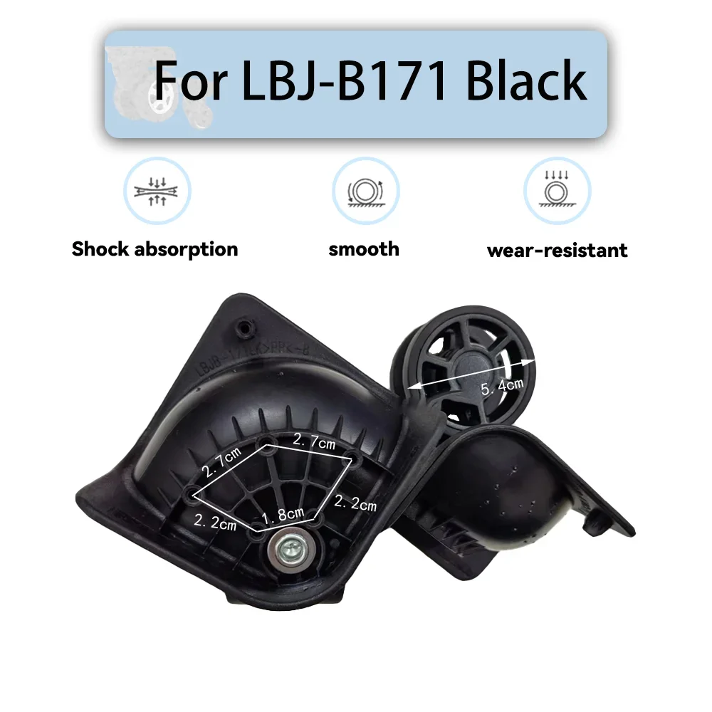 For LBJ-B171 Black Universal Wheel Replacement Suitcase Rotating Smooth Silent Shock Absorbing Wheel Accessories Wheels Casters
For LBJ-B171 Black Universal Wheel Replacement Suitcase Rotating Smooth Silent Shock Absorbing Wheel Accessories Wheels Casters