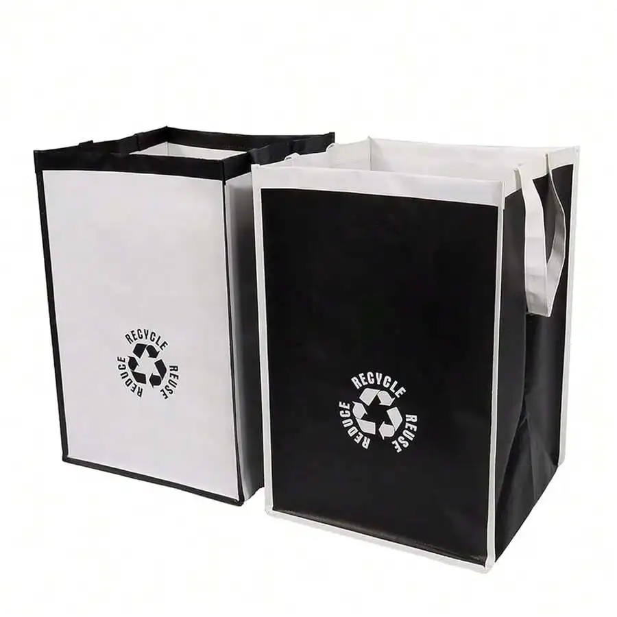 Recycling Waste Bags For Kitchen Home Trash Sorting Bins Waterproof Polypropylene 2 Set
Recycling Waste Bags For Kitchen Home Trash Sorting Bins Waterproof Polypropylene 2 Set