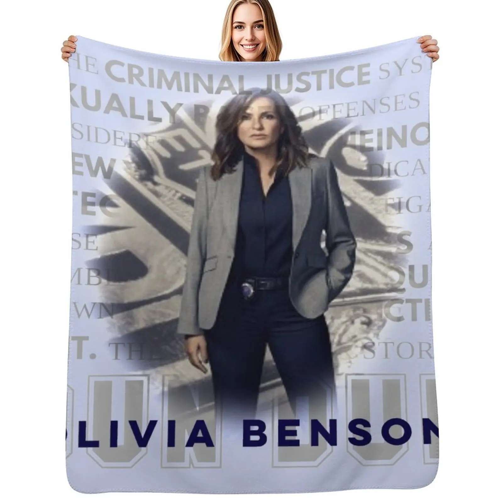 Olivia Benson Throw Blanket Cute funny gift christmas decoration Blankets For Bed Blankets 
Olivia Benson Throw Blanket Cute funny gift christmas decoration Blankets For Bed Blankets