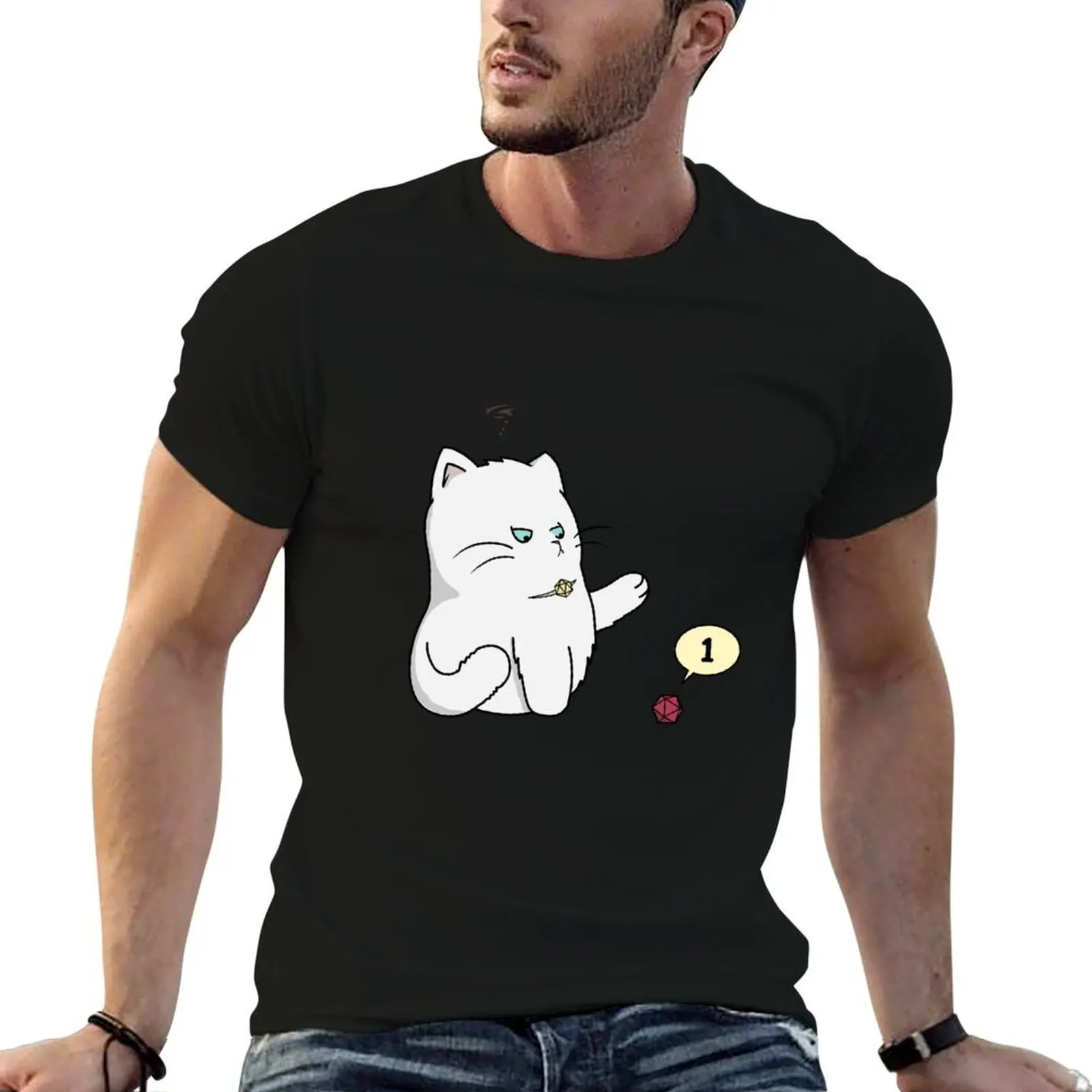 Gaming Cat (Crit Happens) T-Shirt t shirt man designer man t shirt summer T-Shirt
Gaming Cat (Crit Happens) T-Shirt t shirt man designer man t shirt summer T-Shirt