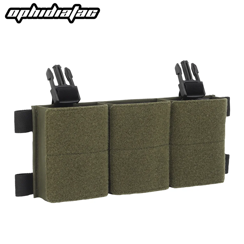 OPHIDIANTAC 5.56 Dual function pack triple chest vest with built-in quick draw dual expansion magazine
OPHIDIANTAC 5.56 Dual function pack triple chest vest with built-in quick draw dual expansion magazine