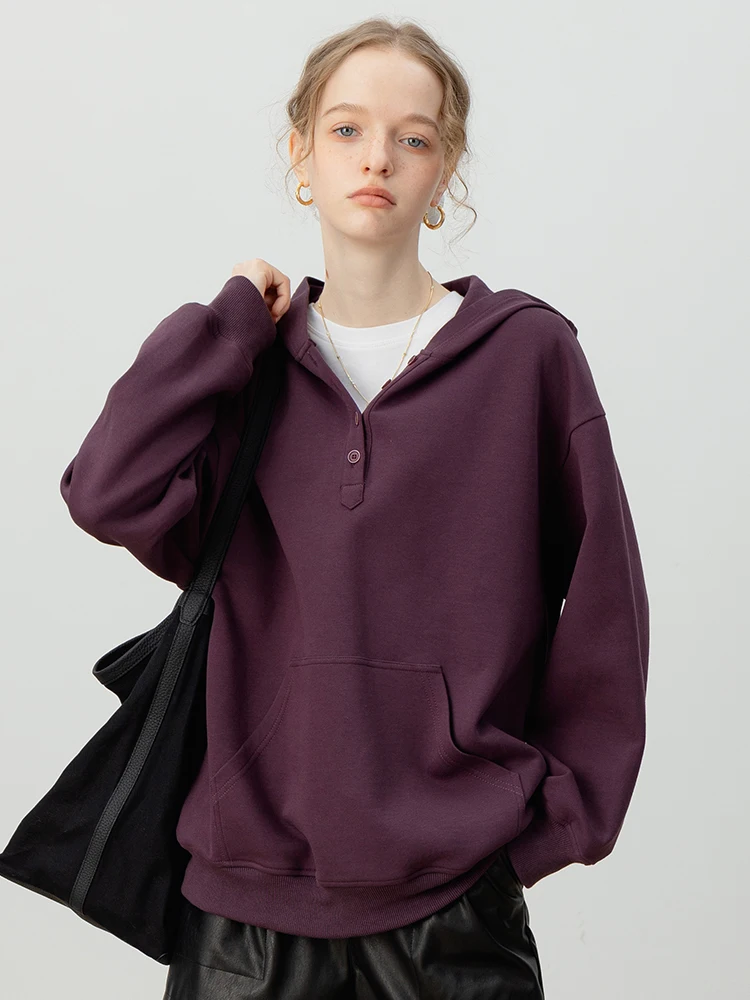 EGGKA Pure Color Hoodie Long Sve Women's Sweatirt Loose Casual Commuter Outerwear Top Autumn 2024 New Sle Polyester Fiber
EGGKA Pure Color Hoodie Long Sve Women's Sweatirt Loose Casual Commuter Outerwear Top Autumn 2024 New Sle Polyester Fiber