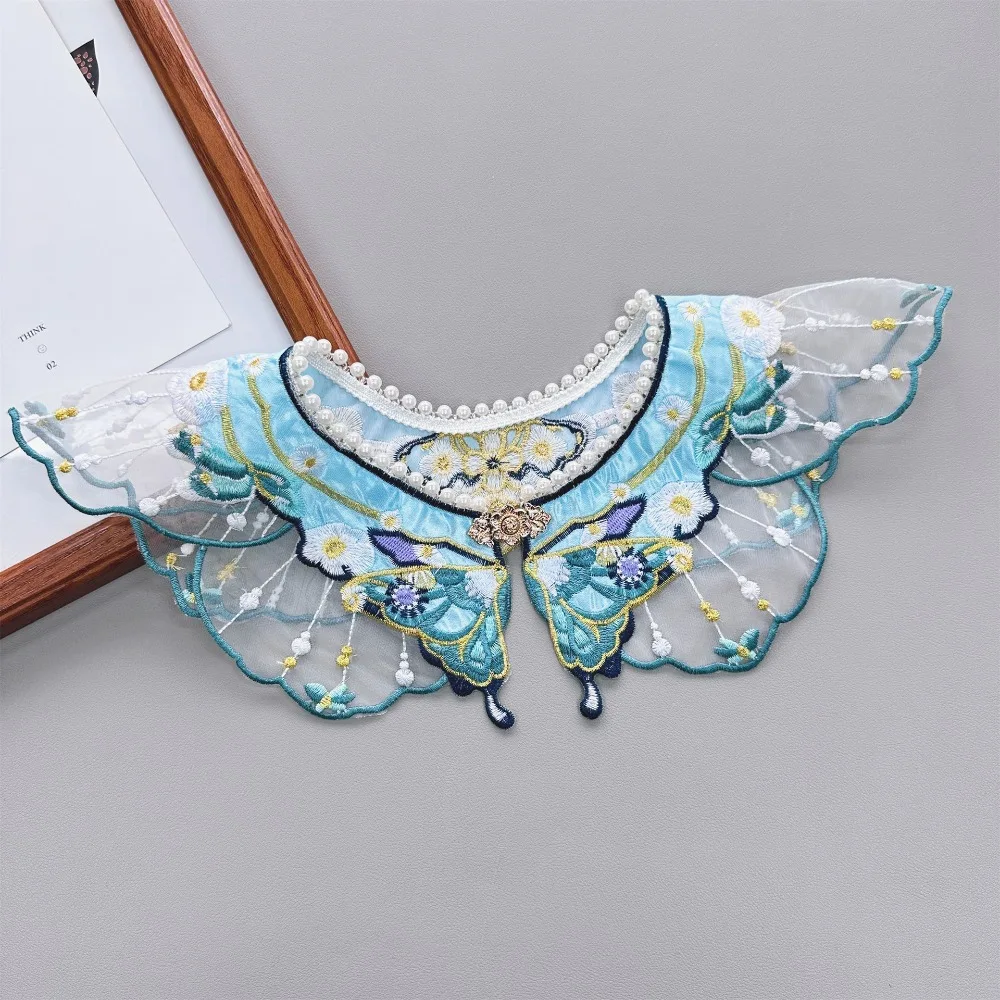 Embroidery Decoration Hanfu Shawl Pearl Butterfly False Floral Yunjian Round Neck Chinese Kids Shirt False Collar
Embroidery Decoration Hanfu Shawl Pearl Butterfly False Floral Yunjian Round Neck Chinese Kids Shirt False Collar