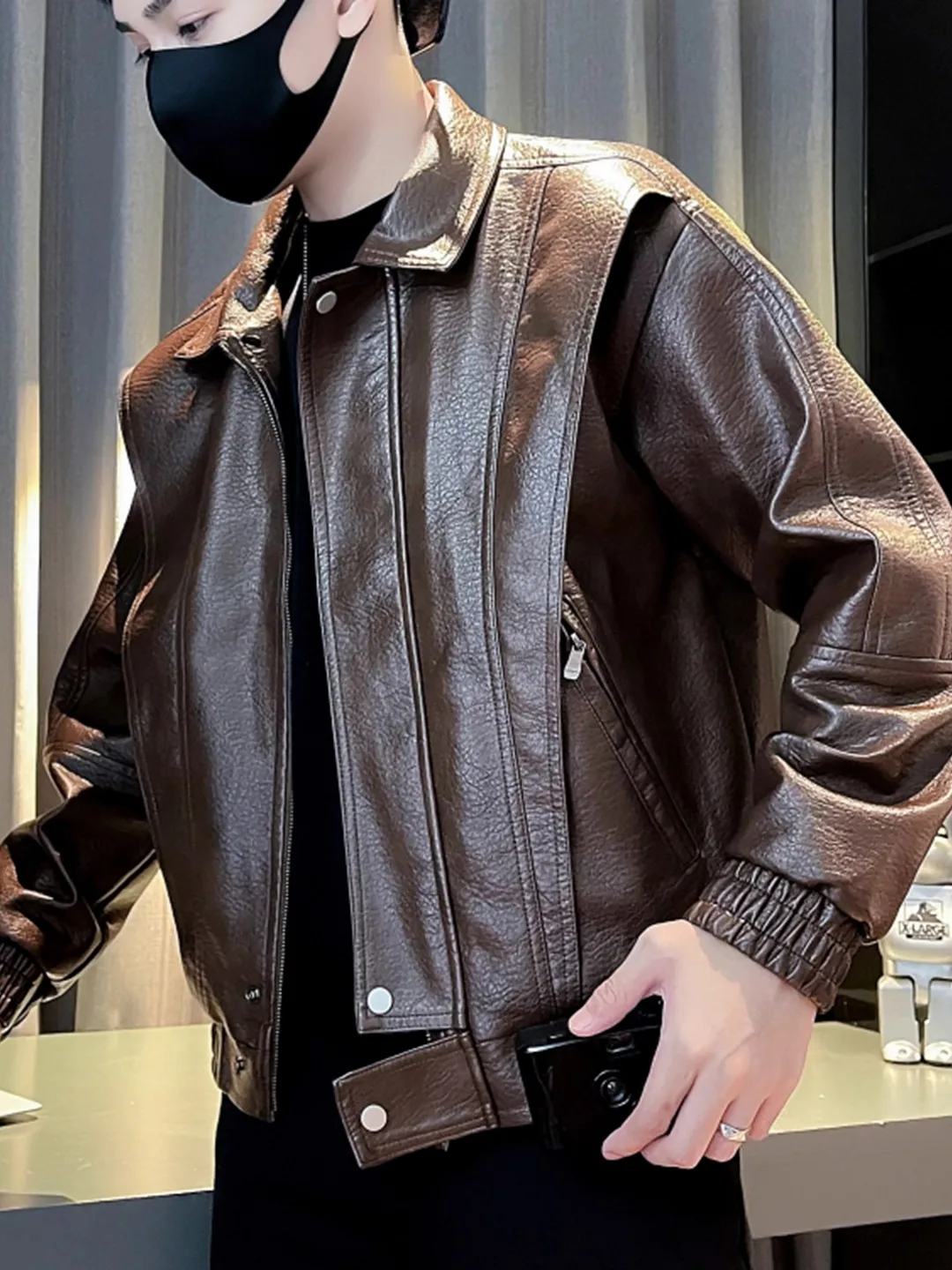 Retro American Brown Leather Jaet Men's Spring Autumn Winter New Sle High Sensation Cool ort Motorcycle Jaet
Retro American Brown Leather Jaet Men's Spring Autumn Winter New Sle High Sensation Cool ort Motorcycle Jaet