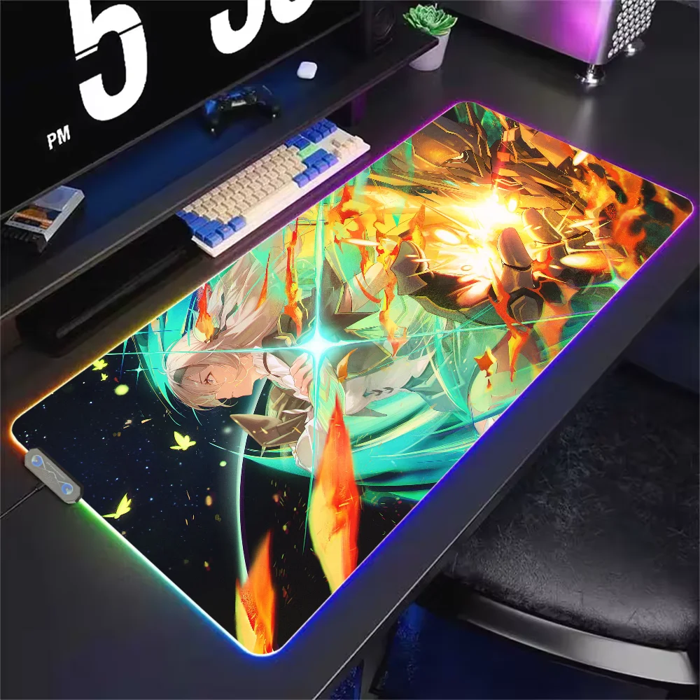 Game Honkai Star Rail Firefly S Mouse Pad RGB LED Light Non-Slip Rubber Base Waterproof Office PC Home Best Price Desk-Mat USB L
Game Honkai Star Rail Firefly S Mouse Pad RGB LED Light Non-Slip Rubber Base Waterproof Office PC Home Best Price Desk-Mat USB L