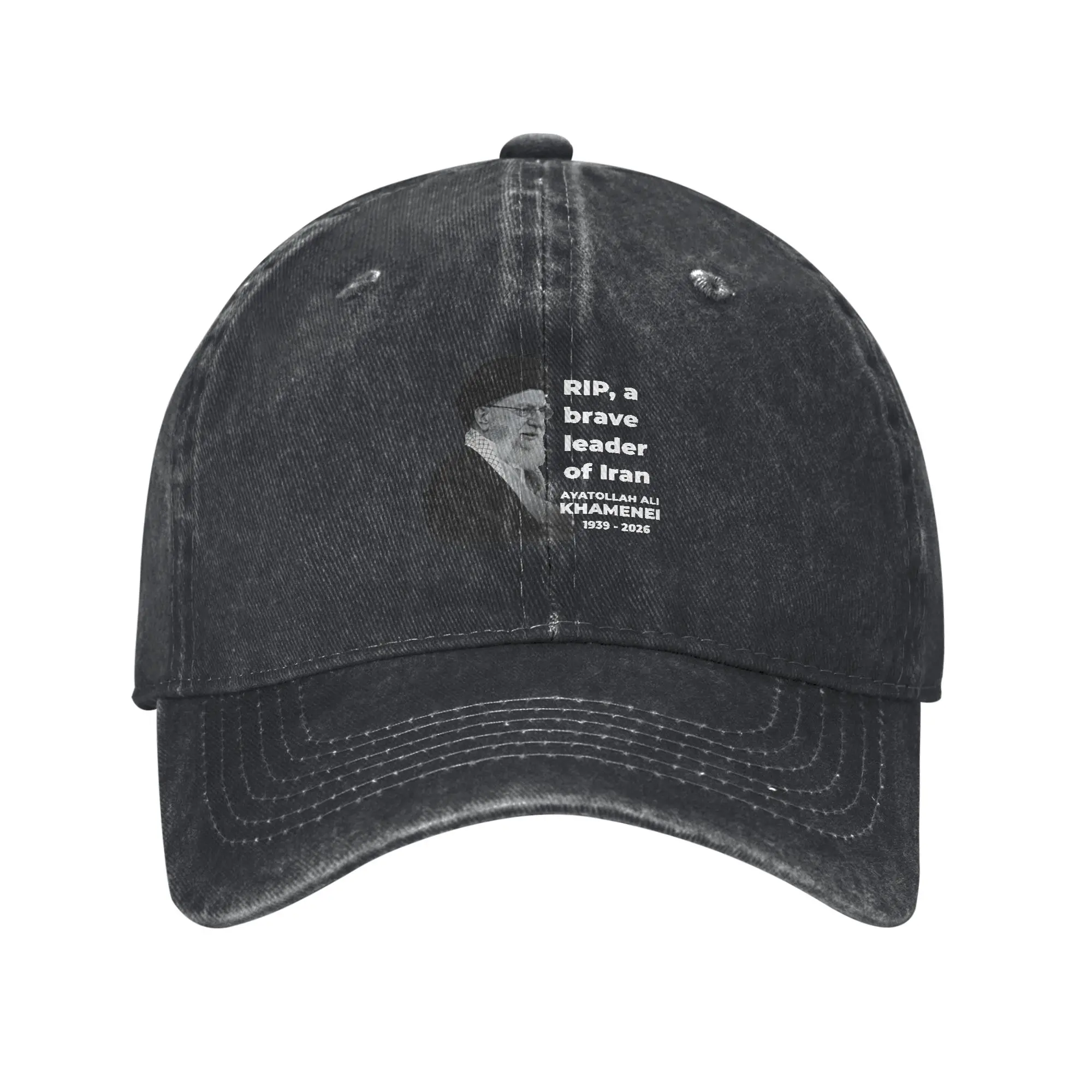 S-Seyyed Ali K-Khamenei Baseball Cap Sun Kpop Rock Wholesale Washed Hip Hop Hats Men Adult Vintage Design Baseball Caps
S-Seyyed Ali K-Khamenei Baseball Cap Sun Kpop Rock Wholesale Washed Hip Hop Hats Men Adult Vintage Design Baseball Caps