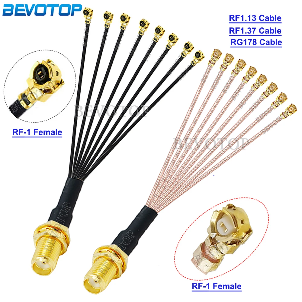 1PCS SMA to RF-1st Splitter SMA Female to 8*1st Generation RF1 Female RF1.13/RF1.37/RG178 Cable WIFI Antenna Extension Pigtail
1PCS SMA to RF-1st Splitter SMA Female to 8*1st Generation RF1 Female RF1.13/RF1.37/RG178 Cable WIFI Antenna Extension Pigtail