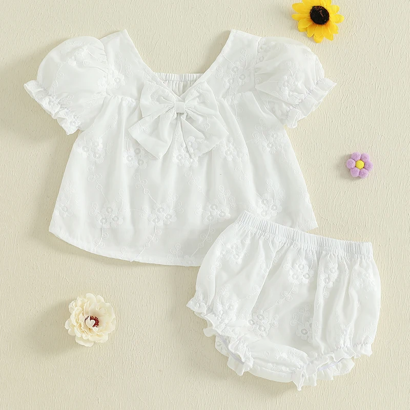 Toddler Baby Girls Clothes Short Sleeve Floral Embossed T-shirt PP Shorts Newborn Baby Girl Clothes Infant Summer Outfits
Toddler Baby Girls Clothes Short Sleeve Floral Embossed T-shirt PP Shorts Newborn Baby Girl Clothes Infant Summer Outfits