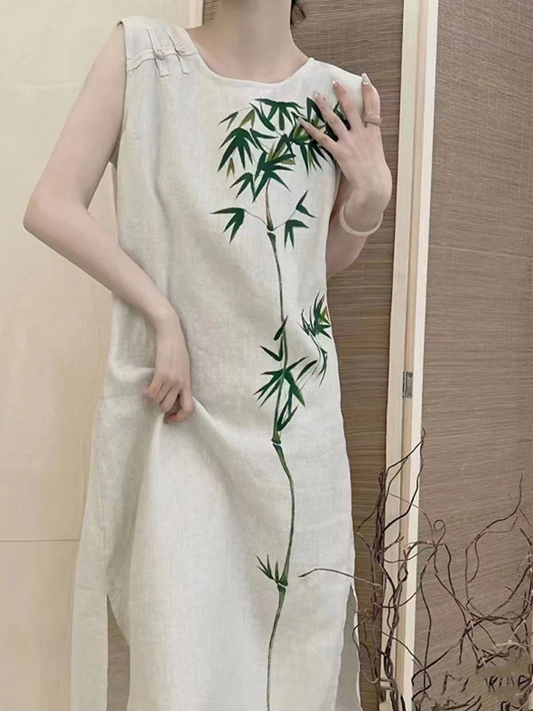 Новый китайский Sle Reformed хлопок льняной Dr женский летний винтажный национальный льняной жилет с бамбуковым принтом Dr
Новый китайский Sle Reformed хлопок льняной Dr женский летний винтажный национальный льняной жилет с бамбуковым принтом Dr