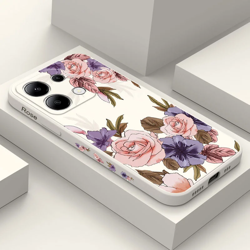 First Love Rose Phone Case For Xiaomi Redmi Note 13 12 12S 11 11S 10 10S 9 9S Pro Plus 4G 5G Liquid Silicone Cover
First Love Rose Phone Case For Xiaomi Redmi Note 13 12 12S 11 11S 10 10S 9 9S Pro Plus 4G 5G Liquid Silicone Cover