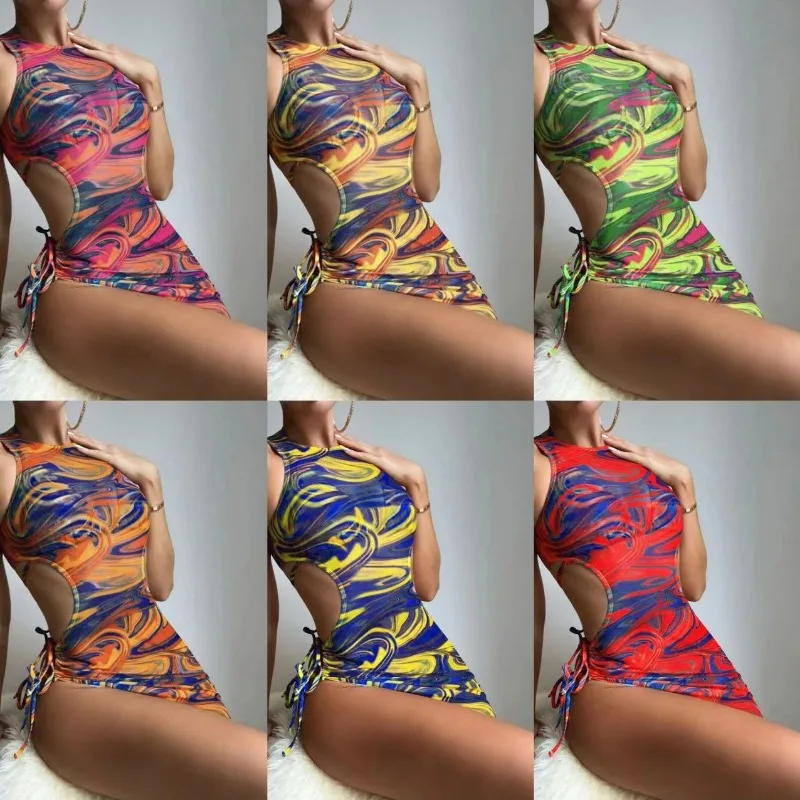 Fashion and Sexy Bikini Three Piece Set with Hollow Out Straps and Drawstring Luxury Tie Dye Swimsuit Bathing Suit Women 수영복
Fashion and Sexy Bikini Three Piece Set with Hollow Out Straps and Drawstring Luxury Tie Dye Swimsuit Bathing Suit Women 수영복