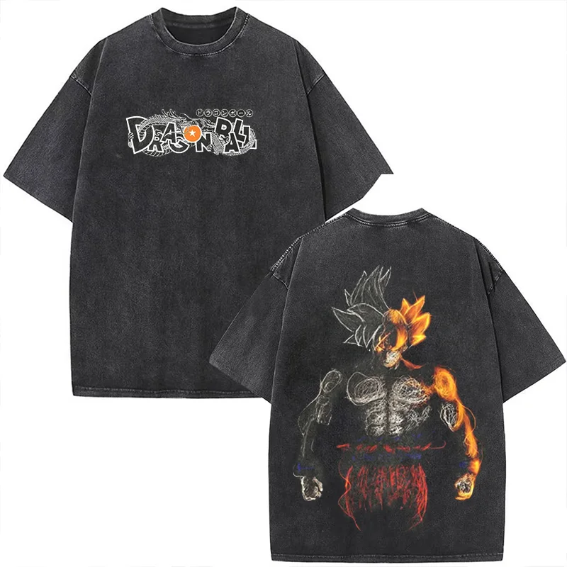 Dragon Ball Anime Printed Men's T Shirts Summer 2025 Vintage Washed Women's Oversized Short Sleeve Tees Hip Hop Y2k Clothes Tops
Dragon Ball Anime Printed Men's T Shirts Summer 2025 Vintage Washed Women's Oversized Short Sleeve Tees Hip Hop Y2k Clothes Tops