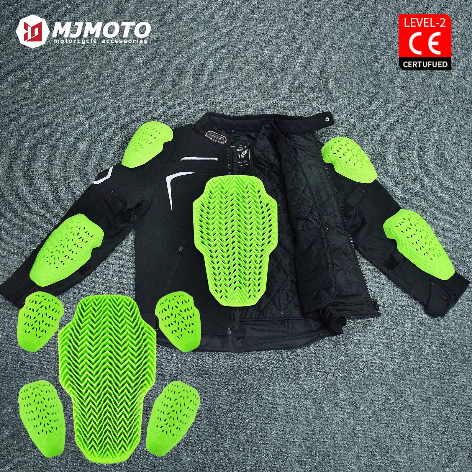CE 2 Certified Motorcycle Jacket Pants Armor Insert Set Full Protection (Back/Chest/Elbow/Knee/Hip/Shoulder) Ultra Lightweight
CE 2 Certified Motorcycle Jacket Pants Armor Insert Set Full Protection (Back/Chest/Elbow/Knee/Hip/Shoulder) Ultra Lightweight