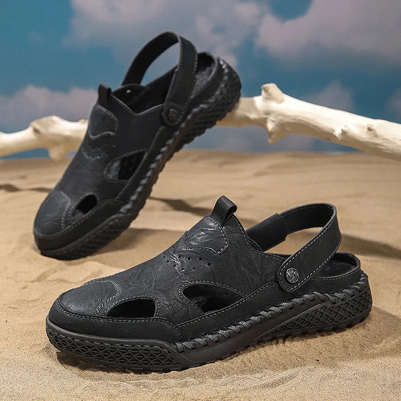 Men's Sandals Comfortable Casual Outdoor Indoor Lightweight Non-Slip Breathable Summer Quick Drying Sandals for Male
Men's Sandals Comfortable Casual Outdoor Indoor Lightweight Non-Slip Breathable Summer Quick Drying Sandals for Male