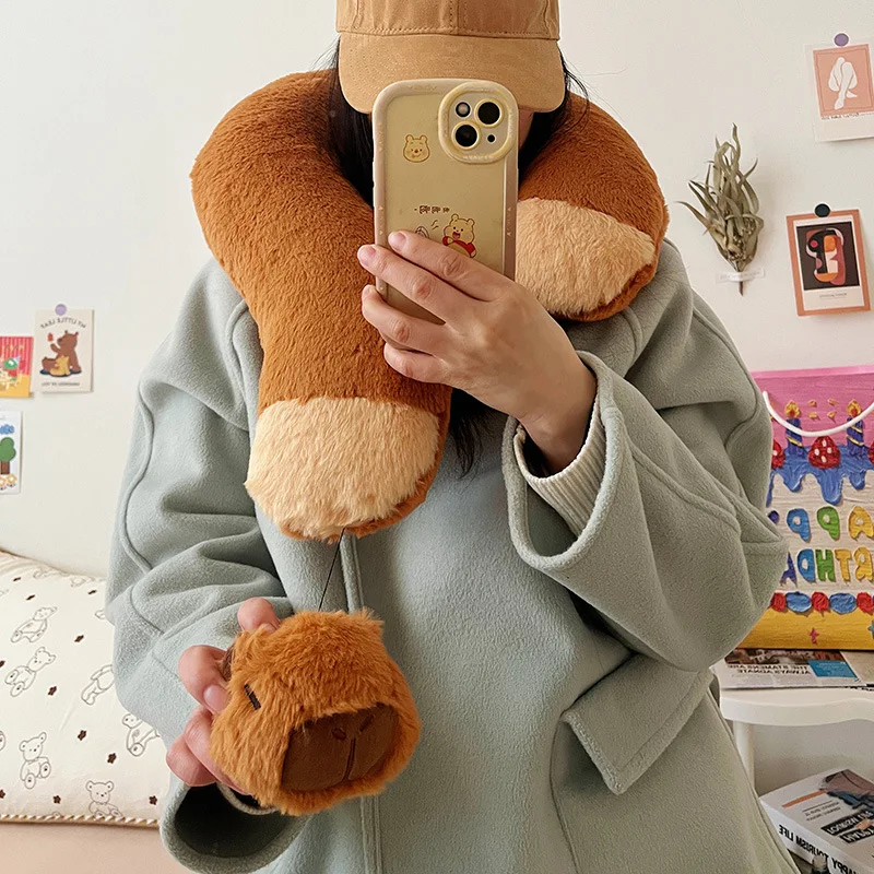 Забавная декоративная подушка: Мягкая, милая капибара с вопросительным знаком, U-образная подушка для шеи, дорожная подушка
Забавная декоративная подушка: Мягкая, милая капибара с вопросительным знаком, U-образная подушка для шеи, дорожная подушка