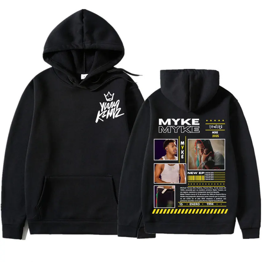 Rapper Myke 2025 Album Towers Hoodies Mens Casual Gothic Hoodie Oversized High Quality Pop Hip Hop Trendy Streetwear Y2k Clothes
Rapper Myke 2025 Album Towers Hoodies Mens Casual Gothic Hoodie Oversized High Quality Pop Hip Hop Trendy Streetwear Y2k Clothes