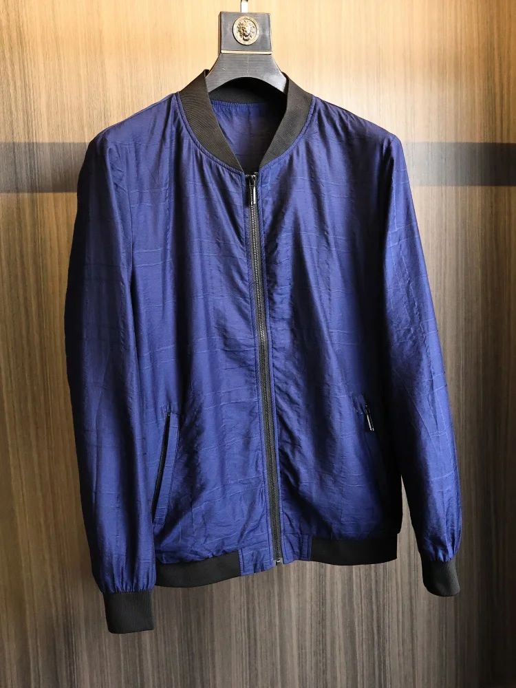 High-End Texture Men's Baseball Collar Jacket Comfortable Breathable Lenzing Mixed Fabric Skin-Friendly Fashionable Spring Ou...
High-End Texture Men's Baseball Collar Jacket Comfortable Breathable Lenzing Mixed Fabric Skin-Friendly Fashionable Spring Ou...