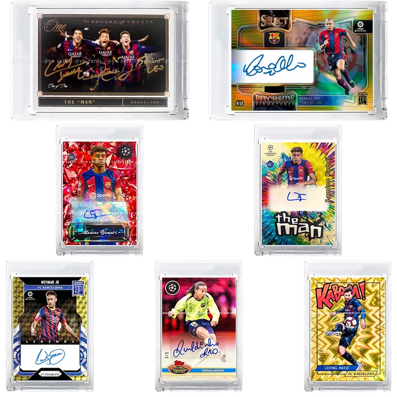 Panini Diy Домашняя Месси Неймар Саарez Ямал Рональдinho Роналду Fc Барселона Футбольная Звезда Коллекционные Карты Подарочная Коллекция
Panini Diy Домашняя Месси Неймар Саарez Ямал Рональдinho Роналду Fc Барселона Футбольная Звезда Коллекционные Карты Подарочная Коллекция