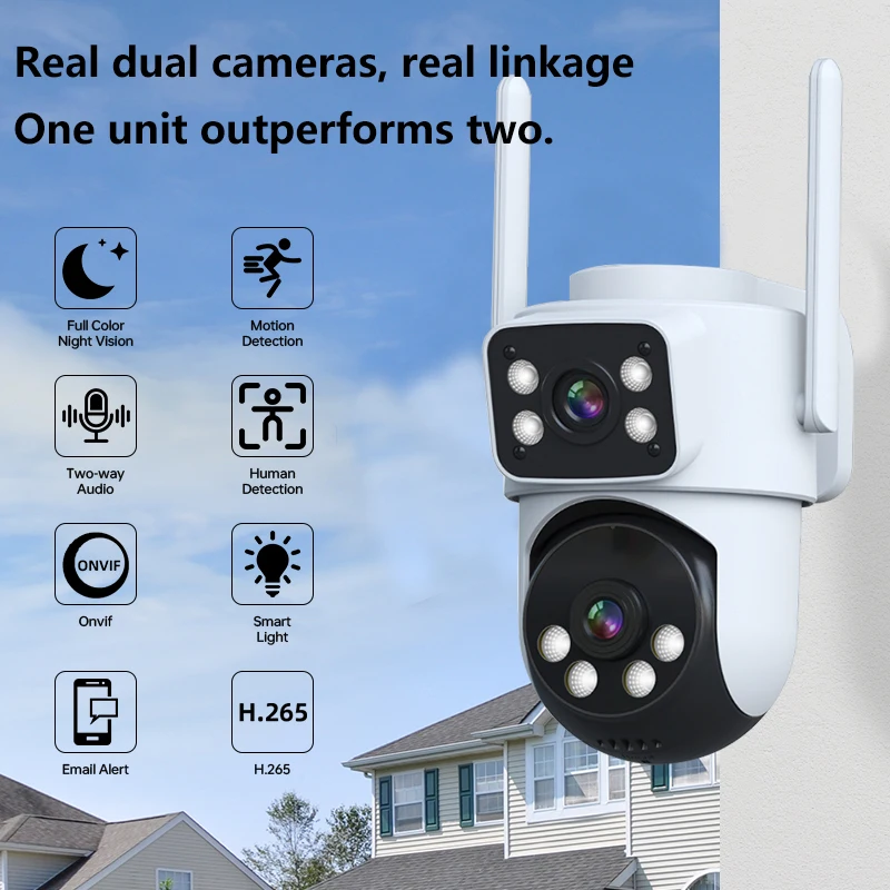2K 4MP iCsee APP Dual Lens Wireless PTZ Alarm IP Dome Camera Full Color AI Humanoid Detection Home Security CCTV Baby Monitor
2K 4MP iCsee APP Dual Lens Wireless PTZ Alarm IP Dome Camera Full Color AI Humanoid Detection Home Security CCTV Baby Monitor