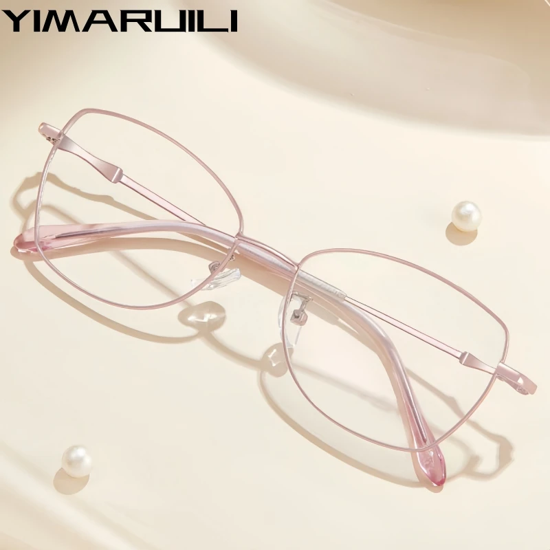 YIMARUILI New Ultralight Fashion Cat's Eye Glasses Women Retro Trend Retouch Face Optical Prescription Eyeglasses Frame 34887
YIMARUILI New Ultralight Fashion Cat's Eye Glasses Women Retro Trend Retouch Face Optical Prescription Eyeglasses Frame 34887