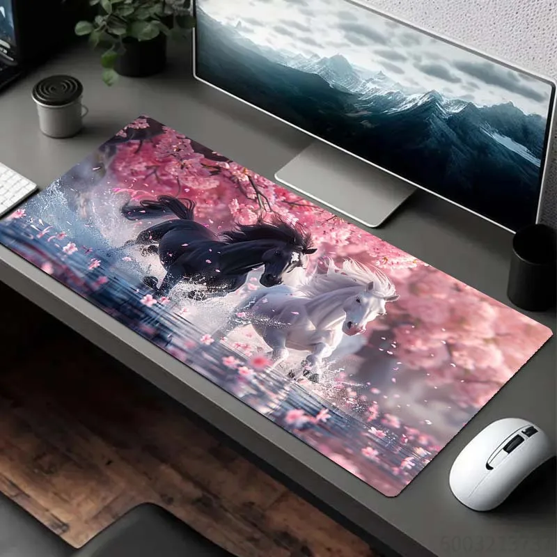 Black & White Horse Mouse Pad Large Rubber Base Anti-slip Desk Accessories Mousepad for Office and Gamer Keyboard Mats Decor Mat
Black & White Horse Mouse Pad Large Rubber Base Anti-slip Desk Accessories Mousepad for Office and Gamer Keyboard Mats Decor Mat