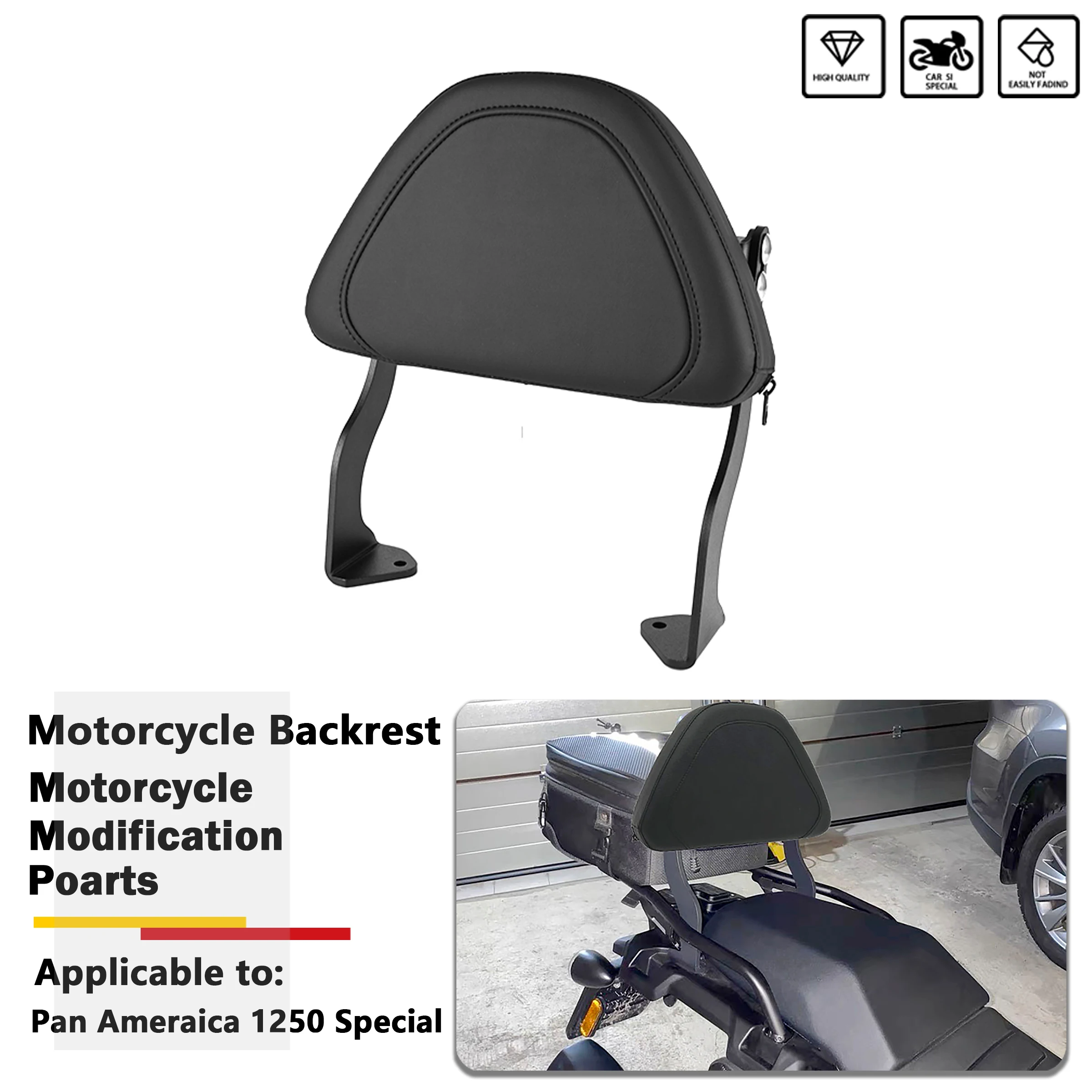Motocycle Passenger Backrest Adjustable Sissy Bar For Harley Pan America 1250 Special RA1250S 2022+ Part Seat Back Cushion Pad
Motocycle Passenger Backrest Adjustable Sissy Bar For Harley Pan America 1250 Special RA1250S 2022+ Part Seat Back Cushion Pad