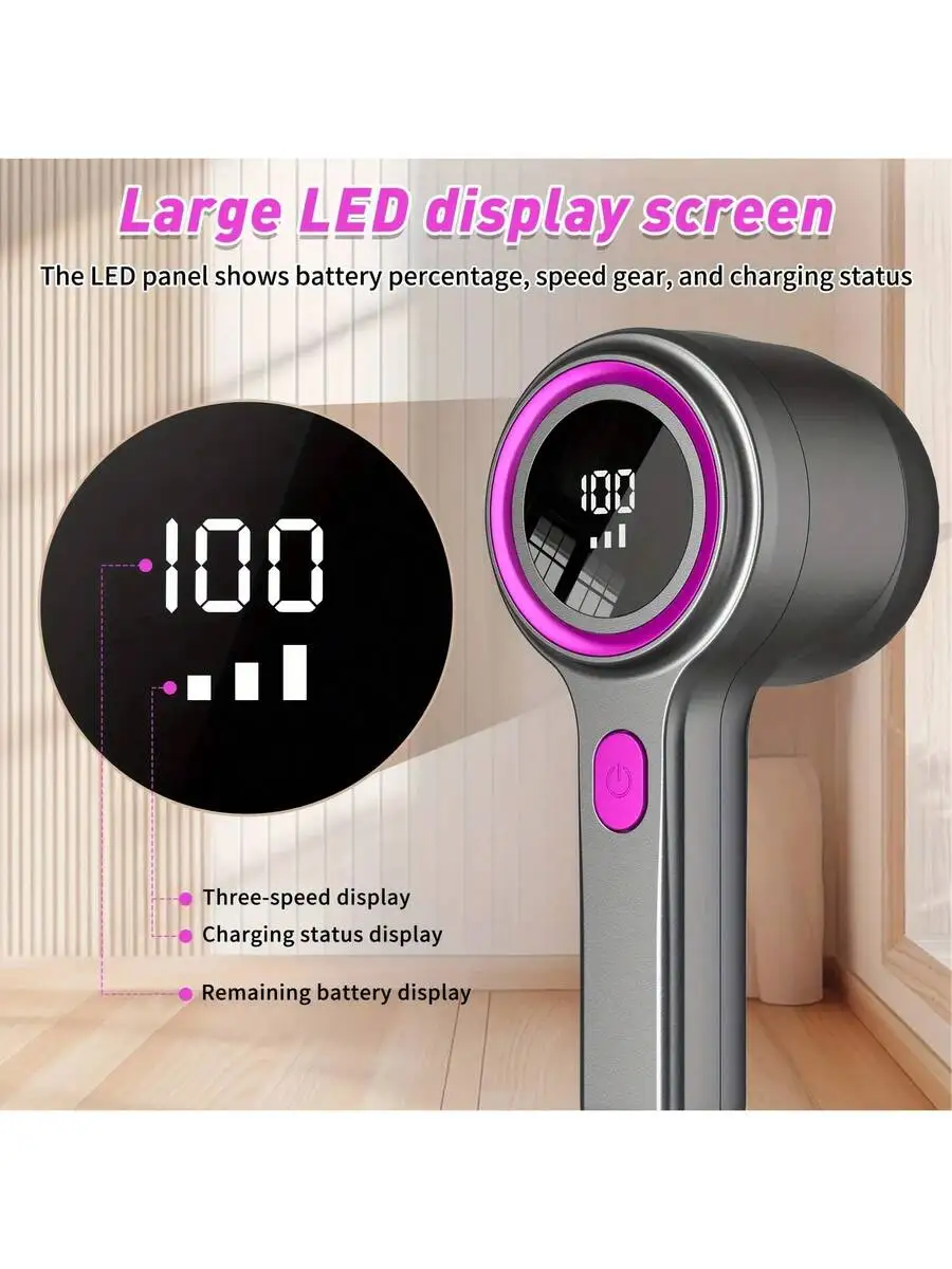 Electric Fabric Shaver With LED Display 9000 RPM USB Rechargeable Lint Remover For Clothes Bedding Sofa
Electric Fabric Shaver With LED Display 9000 RPM USB Rechargeable Lint Remover For Clothes Bedding Sofa