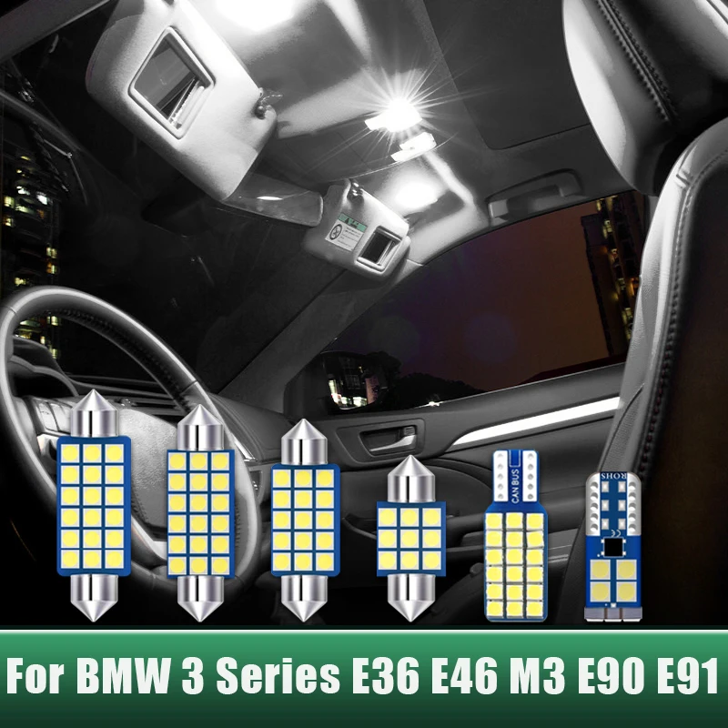 Car Interior LED Dome Error Free Light Vanity Mirror Lamps Decor Accessories For BMW 3 Series E36 E46 M3 E90 E91 Sedan Touring
Car Interior LED Dome Error Free Light Vanity Mirror Lamps Decor Accessories For BMW 3 Series E36 E46 M3 E90 E91 Sedan Touring
