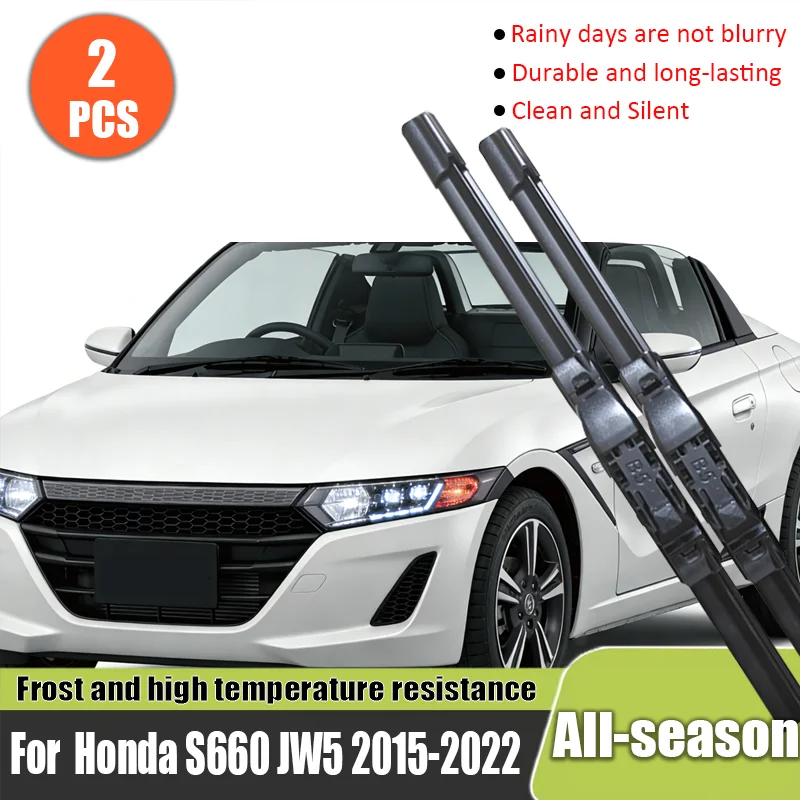 For Honda S660 JW5 2015-2022 High-carbon steel wiper blade, boneless and silent, precise wiping, compatible with most vehicle
For Honda S660 JW5 2015-2022 High-carbon steel wiper blade, boneless and silent, precise wiping, compatible with most vehicle