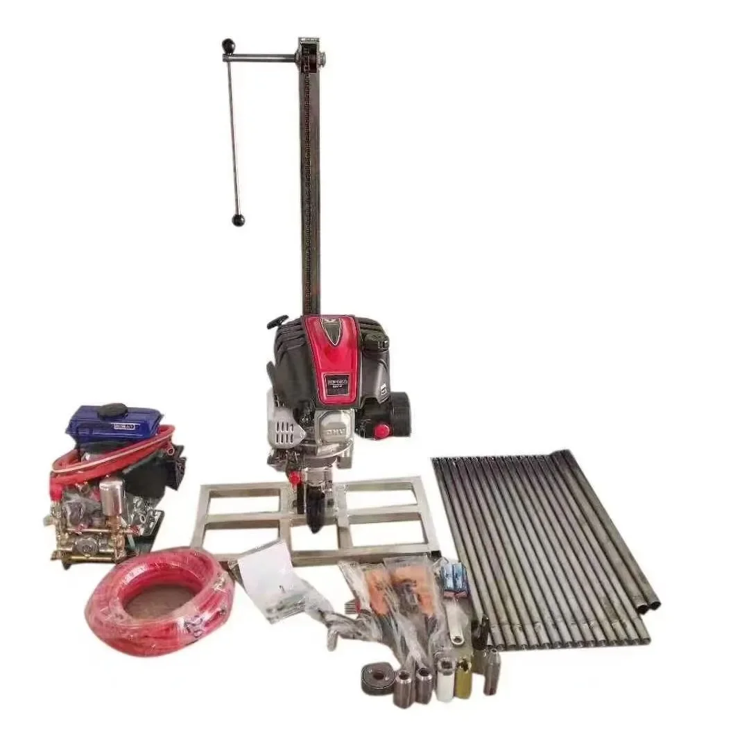 Knapsack portable sampling drills, spiral twist drills, drilling rigs for mineral exploration or geophysical surveys
Knapsack portable sampling drills, spiral twist drills, drilling rigs for mineral exploration or geophysical surveys