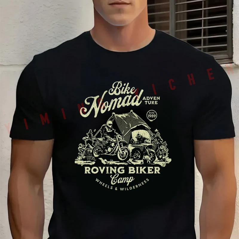 Men's Black Bike Nomad Adventure Motorcycle Design Cotton T-Shirt New Men's Casual O-neck Short Sleeve Tees
Men's Black Bike Nomad Adventure Motorcycle Design Cotton T-Shirt New Men's Casual O-neck Short Sleeve Tees