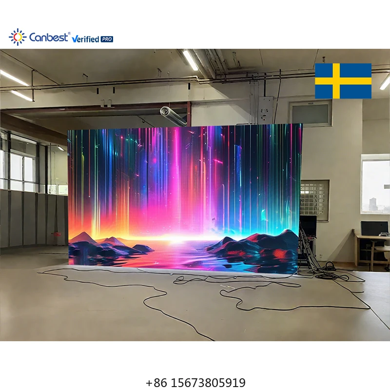 Светодиодный видеоэкран Canbest Rx P3.9 3.91 мм 5000x3000 мм (16.4x9.8 футов) для наружного использования, аренды, выездных мероприятий и диджеев в Швеции
Светодиодный видеоэкран Canbest Rx P3.9 3.91 мм 5000x3000 мм (16.4x9.8 футов) для наружного использования, аренды, выездных мероприятий и диджеев в Швеции