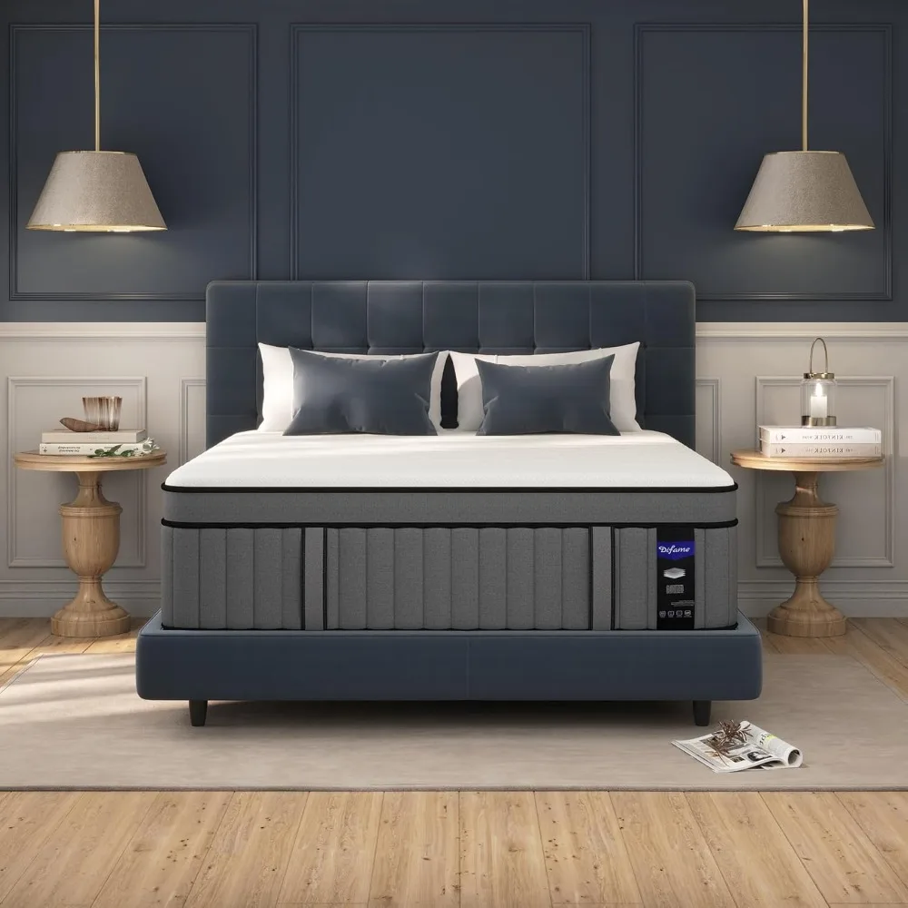 King Size Mattress 12 Inch in A Box,Memory Foam Mattress King Size W/ Individual Pocket Spring,Medium Firm Mattress Edge Support
King Size Mattress 12 Inch in A Box,Memory Foam Mattress King Size W/ Individual Pocket Spring,Medium Firm Mattress Edge Support