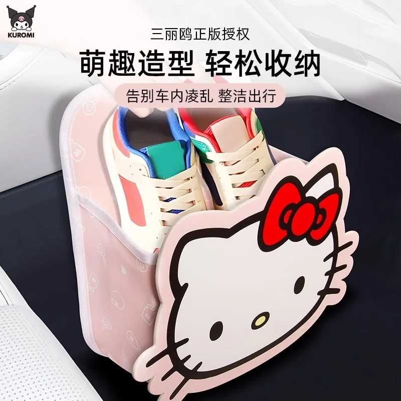 Anime Sanrio Hello Kitty Car Shoe Box for Vehicle Storage Organizer on Passenger Seat with Design Hanging Shoe Bag for Women
Anime Sanrio Hello Kitty Car Shoe Box for Vehicle Storage Organizer on Passenger Seat with Design Hanging Shoe Bag for Women