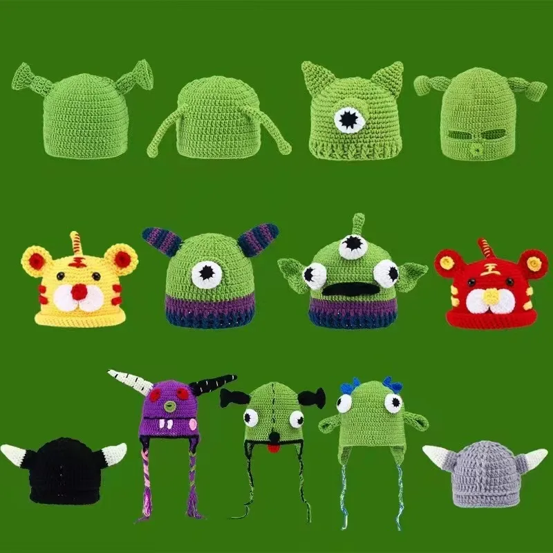 New Unisex Balaclava Fashion Cosplay Carnival Party Winter Warm Cap Adult Autumn Winter Funny Cartoon Monster Knitted Hat
New Unisex Balaclava Fashion Cosplay Carnival Party Winter Warm Cap Adult Autumn Winter Funny Cartoon Monster Knitted Hat