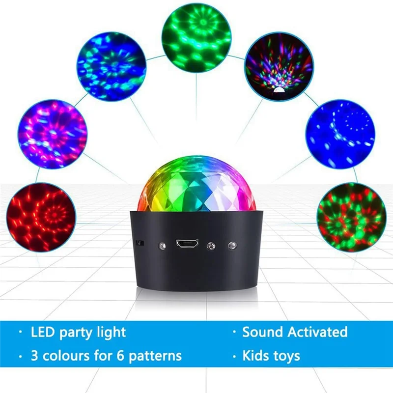 【Best Selling】Mini Disco Ball Light, Voice Control Disco Party Lights Stage Lighting Effect DJ Strobe Ball For Parties Birthday
【Best Selling】Mini Disco Ball Light, Voice Control Disco Party Lights Stage Lighting Effect DJ Strobe Ball For Parties Birthday