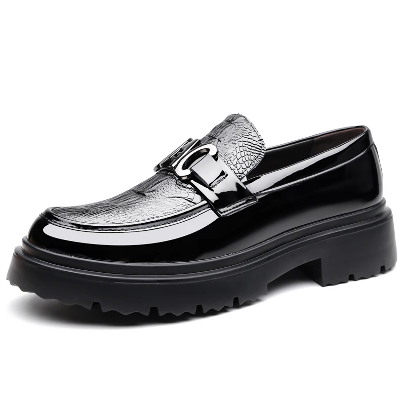 Men's Single Shoes 2026 Spring Men's Shoes Genuine Leather Youth Versatile Big Head Tall Thick soled Shoes
Men's Single Shoes 2026 Spring Men's Shoes Genuine Leather Youth Versatile Big Head Tall Thick soled Shoes