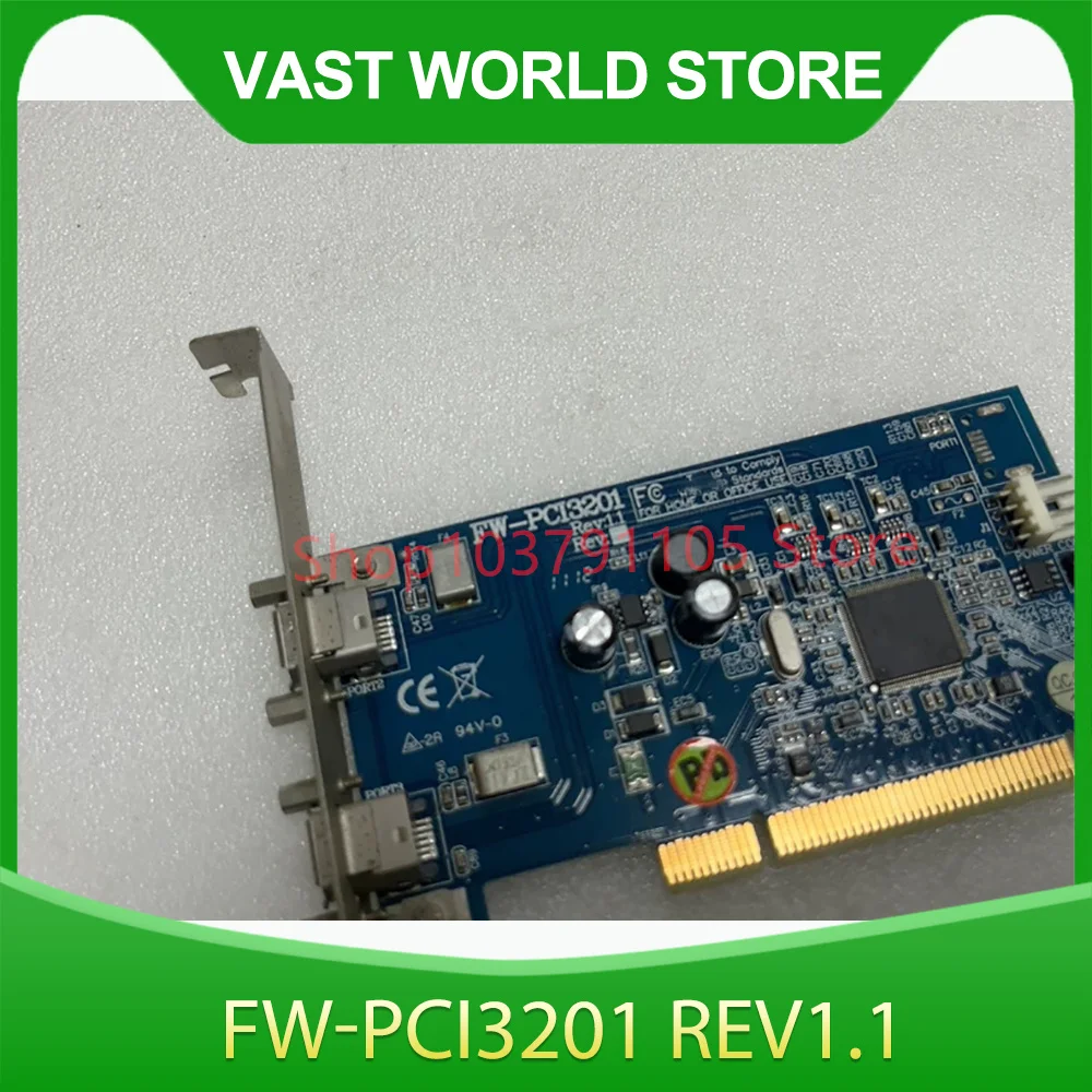 Промышленная камера, карта приёма изображений FW-PCI3201 Rev1.1
Промышленная камера, карта приёма изображений FW-PCI3201 Rev1.1
