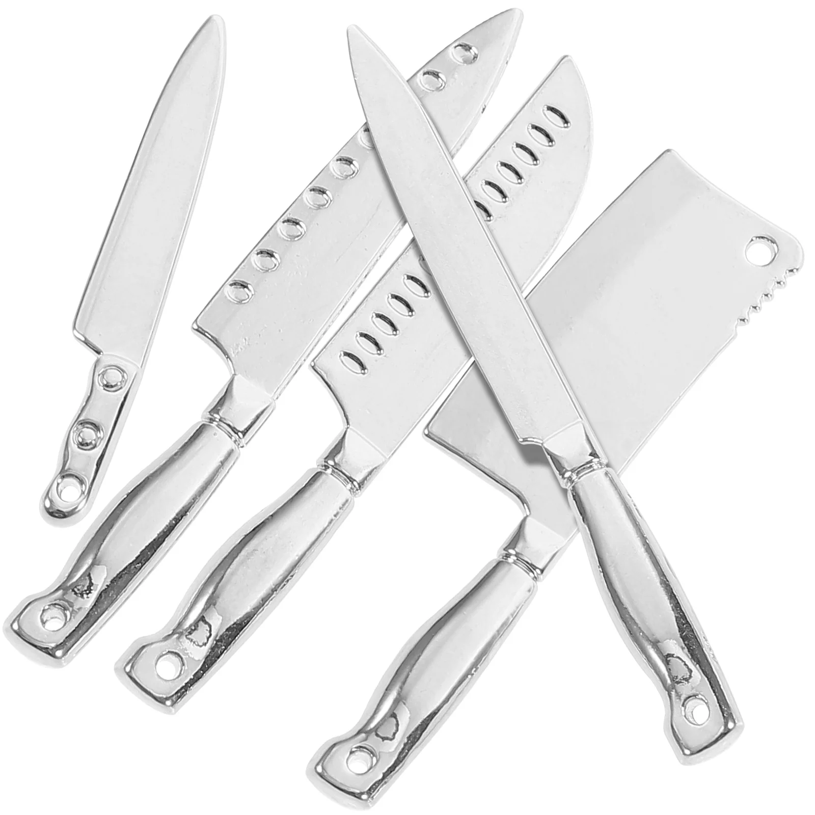 5 Pcs Kitchen Knife Combination Model Accessories Dollhouse Toys Mini Tableware Tool Miniature Alloy Work Utensils
5 Pcs Kitchen Knife Combination Model Accessories Dollhouse Toys Mini Tableware Tool Miniature Alloy Work Utensils