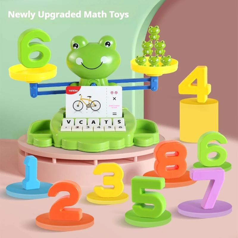 Frog Balance Scale Math Educational Toy Addition Subtraction Word Spelling Alphabet Matching Learning Game For Homeschool Study
Frog Balance Scale Math Educational Toy Addition Subtraction Word Spelling Alphabet Matching Learning Game For Homeschool Study